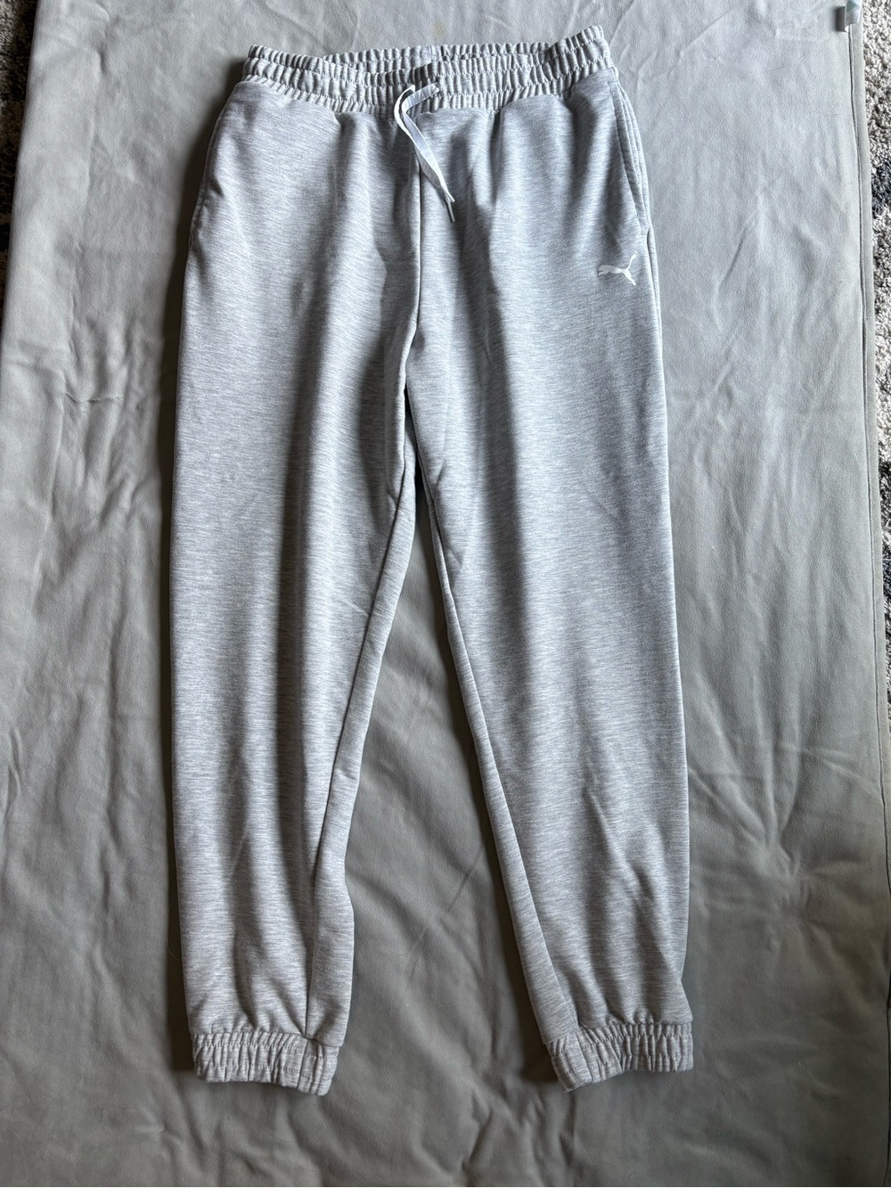 PUMA Light Gray Jogger Sweatpants